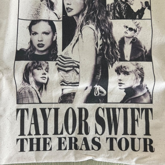 Taylor Swift Eras Tour Tote VIP Canvas Tote Bag - Picture 8 of 8